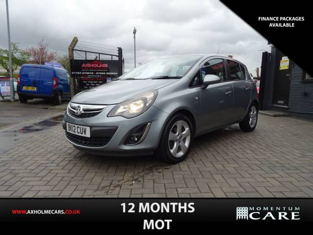 Vauxhall Corsa 1.2 SXi 5dr [AC]  finance available Hatchback Petrol Silver