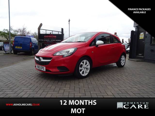 Vauxhall Corsa 1.2 Sting 3dr ideal first car Hatchback Petrol Red