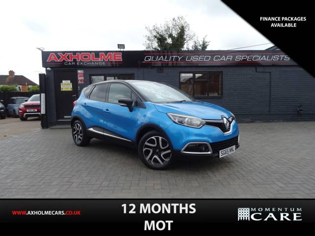 Renault Captur 1.5 dCi 90 Dynamique S Nav 5dr finance available Hatchback Diesel Blue/black