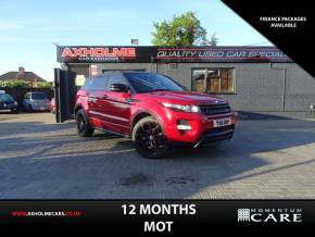 LAND ROVER RANGE ROVER EVOQUE 2012 (12) at Axholme Car Exchange Scunthorpe