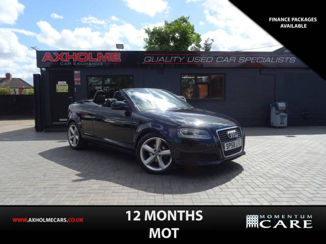 Audi A3 1.9 TDI 2dr part exchange welcome Convertible Diesel Black