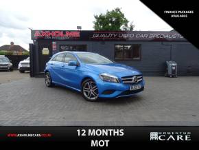 MERCEDES-BENZ A CLASS 2014 (63) at Axholme Car Exchange Scunthorpe