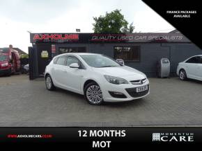 VAUXHALL ASTRA 2014 (2014) at Axholme Car Exchange Scunthorpe