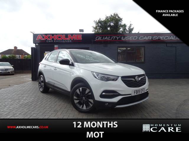 Vauxhall Grandland X 1.2 Turbo Sport Nav 5dr Hatchback Petrol White