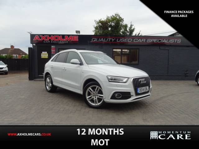 Audi Q3 1.4T FSI S Line 5dr S Tronic finance available Estate Petrol White
