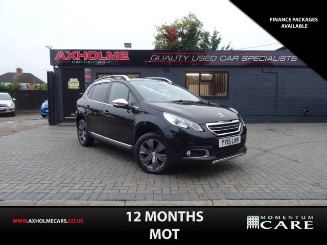 Peugeot 2008 1.6 e-HDi Allure 5dr ideal family car Hatchback Diesel Black