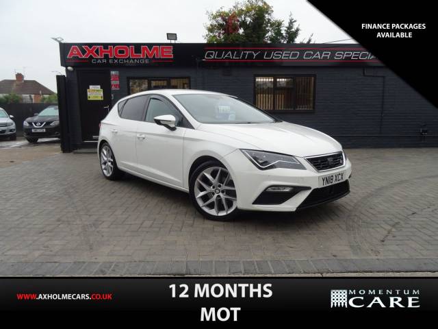 SEAT Leon 1.4 TSI 125 FR Technology 5dr finance available Hatchback Petrol White