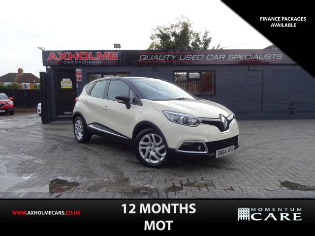 Renault Captur 1.5 dCi 90 Dynamique MediaNav Energy 5dr finance available Hatchback Diesel Cream/black