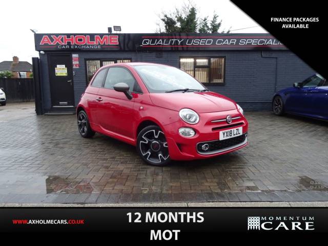 Fiat 500 1.2 S 3dr ideal 1st car Hatchback Petrol Red