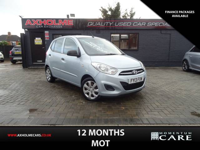 Hyundai i10 1.2 Classic 5dr ideal 1st car Hatchback Petrol Silver