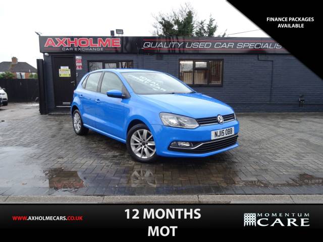 Volkswagen Polo 1.0 75 SE 5dr ideal 1st car Hatchback Petrol Blue