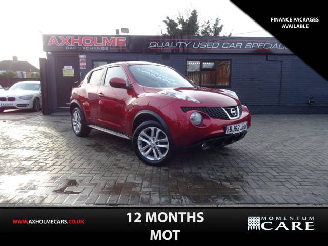Nissan Juke 1.6 Acenta 5dr [Premium Pack] part exchange welcome Hatchback Petrol Red