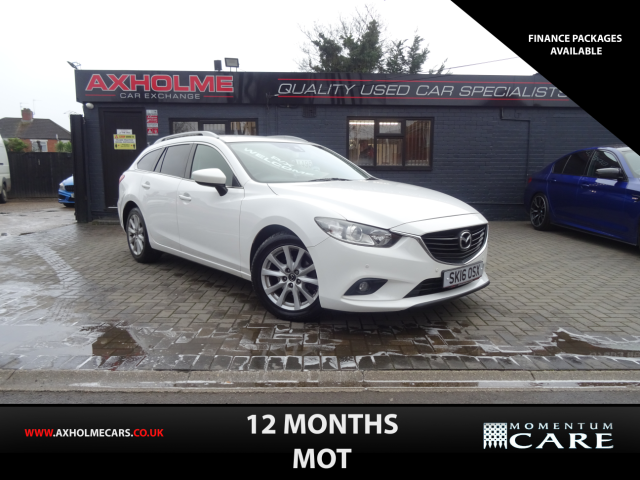 Mazda 6 2.2d SE-L Nav 5dr finance available Estate Diesel White