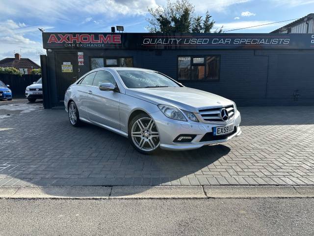Mercedes-Benz E Class 3.0 E350 CDI BlueEFFICIENCY Sport 2dr Tip Auto Coupe Diesel Silver