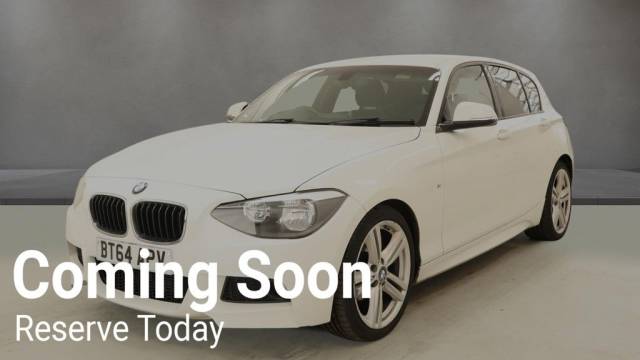 BMW 1 Series 2.0 116d M Sport 5dr finance available Hatchback Diesel White