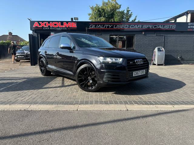 Audi Q7 4.0 SQ7 Quattro 5dr Tip Auto, rear tv screens Estate Diesel Black
