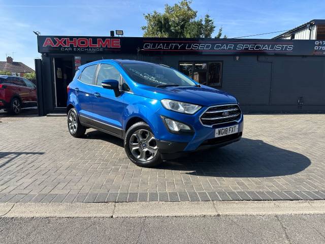 Ford Ecosport 1.0 EcoBoost 125 Zetec 5dr finance available Hatchback Petrol Blue