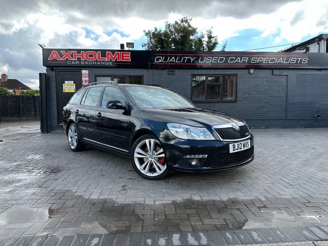 Skoda Octavia 2.0 TDI CR vRS 5dr part exchange welcome Estate Diesel Black